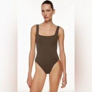 BABATON Contour Square Neck Tank Bodysuit